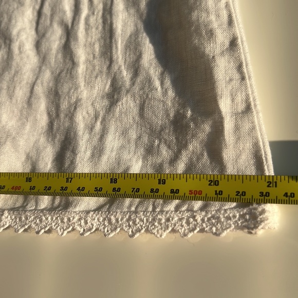 Bellambra Pure Linen Blouse Made in italy, Bell lace sleeves - Picture 7 of 9